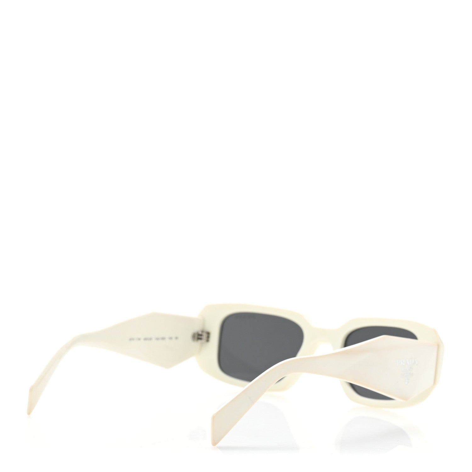 Prada Acetate Symbole Sunglasses SPR 17W White 4 of 8