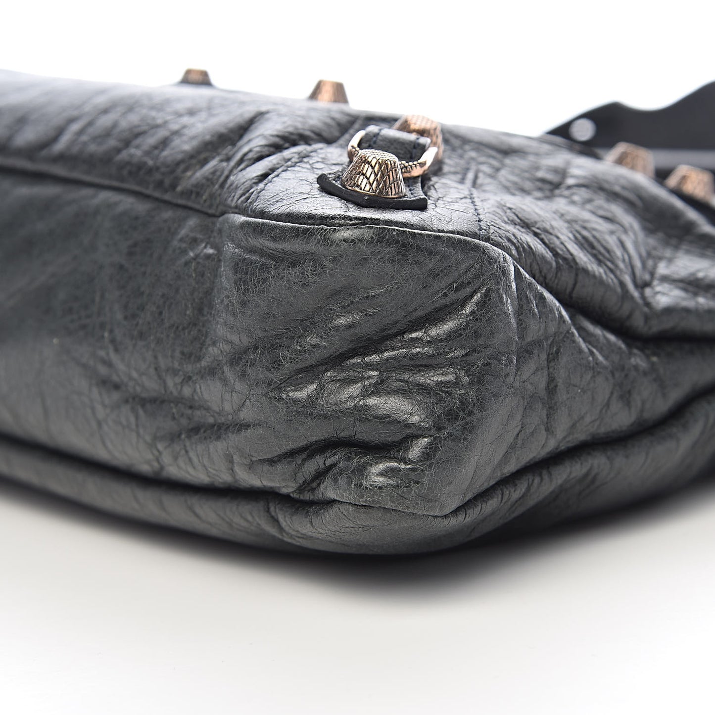 Agneau Giant 12 Rose Gold Hardware First Anthracite