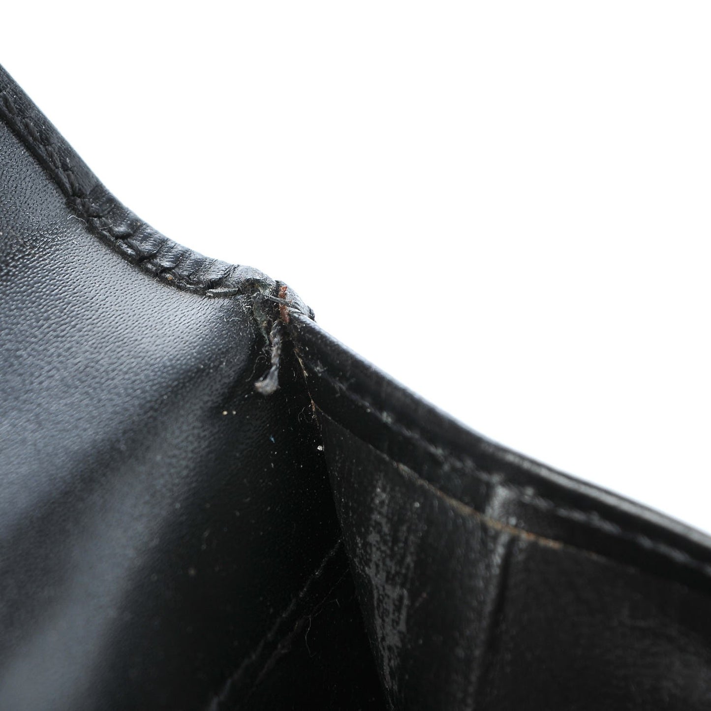 House Check Compact Wallet Black