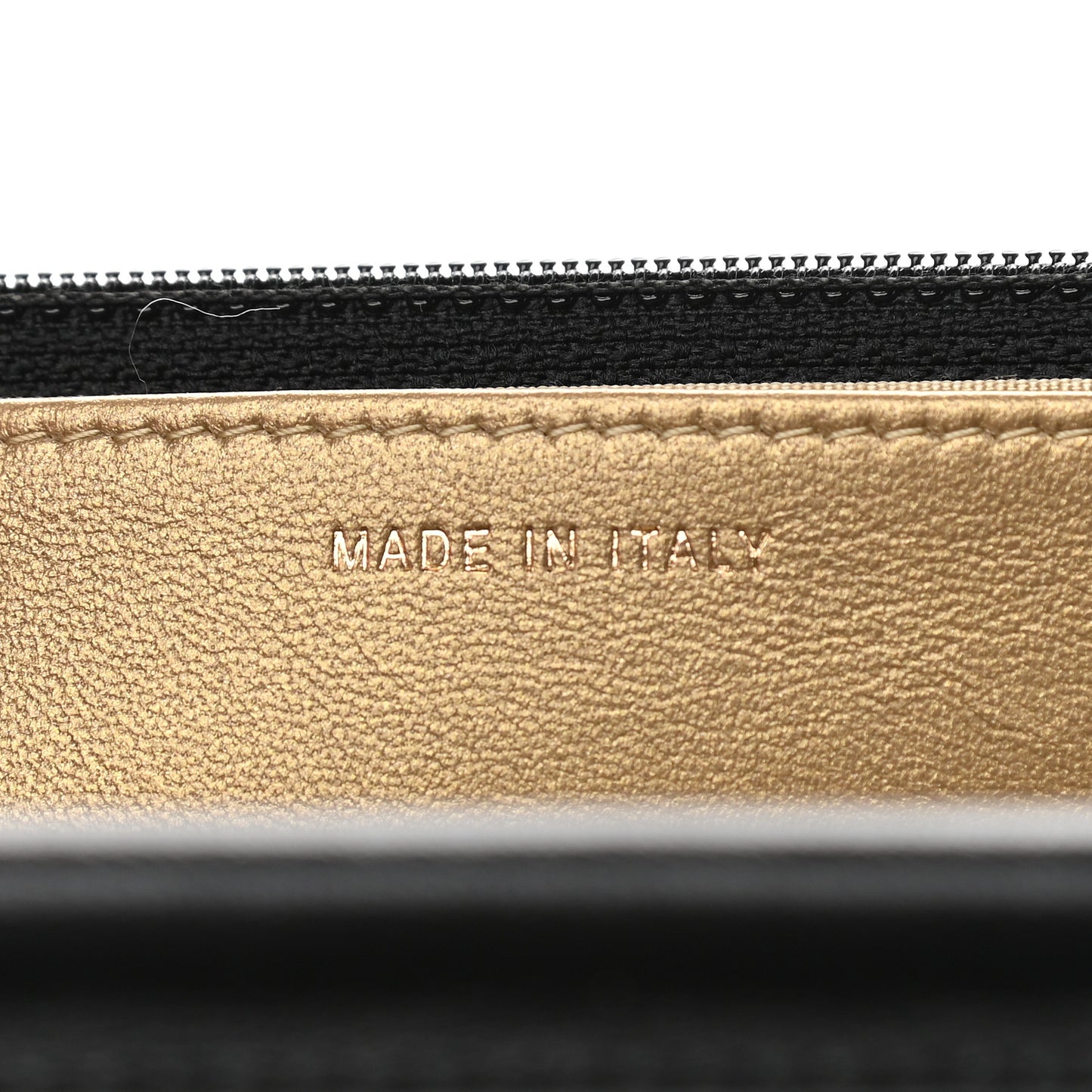Lambskin Quilted CC Pearl Crush Wallet on Chain WOC Black
