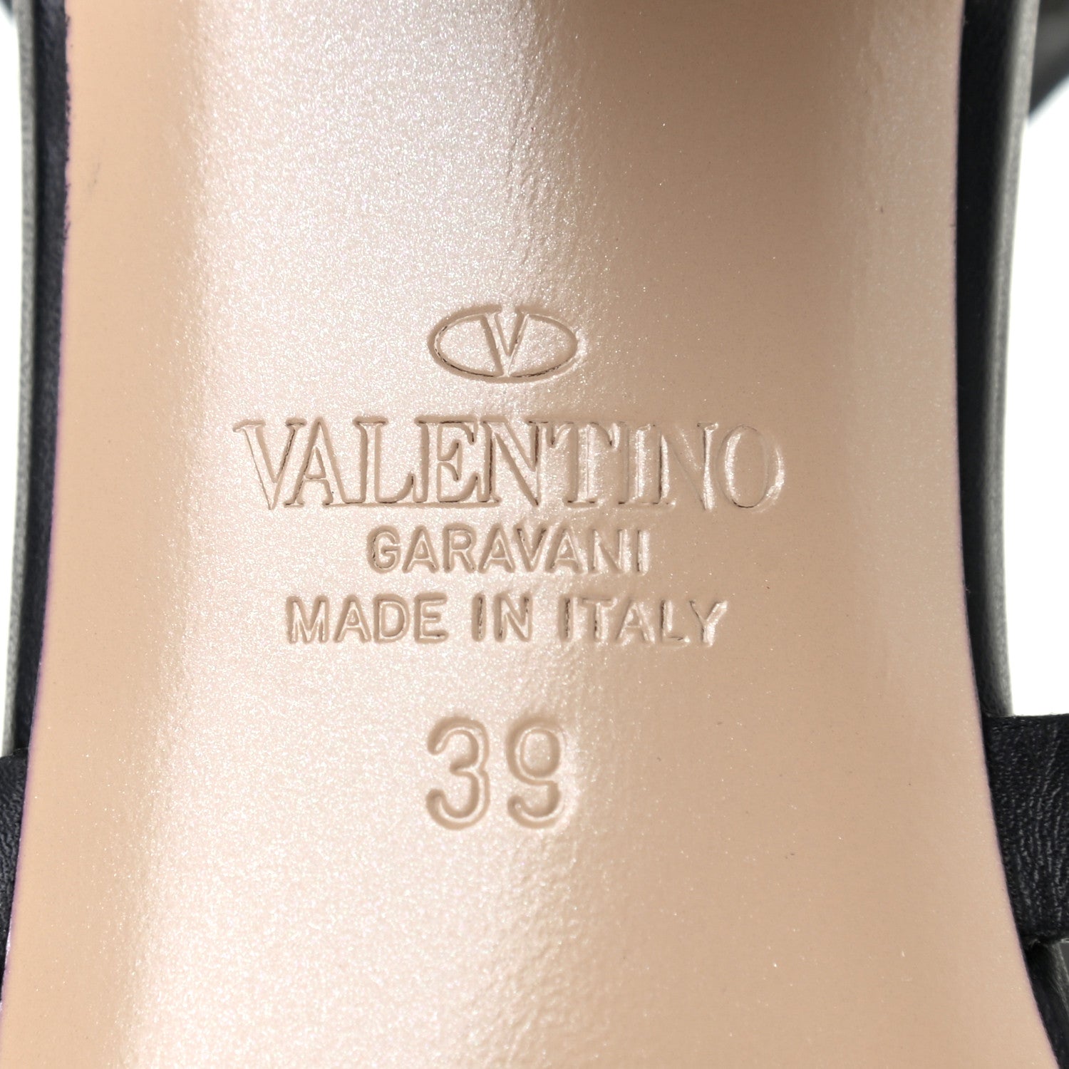 Valentino Garavani Calfskin Rockstud 60mm City Sandals 39 Black 7 of 7