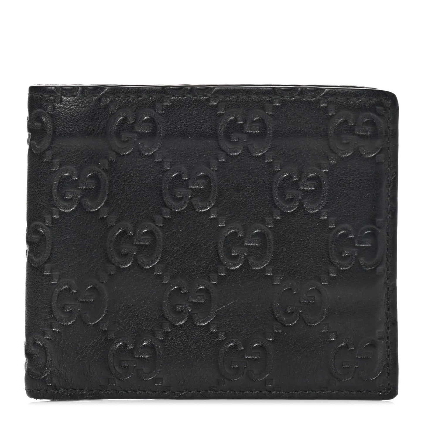 Guccissima Bi-Fold Wallet Black