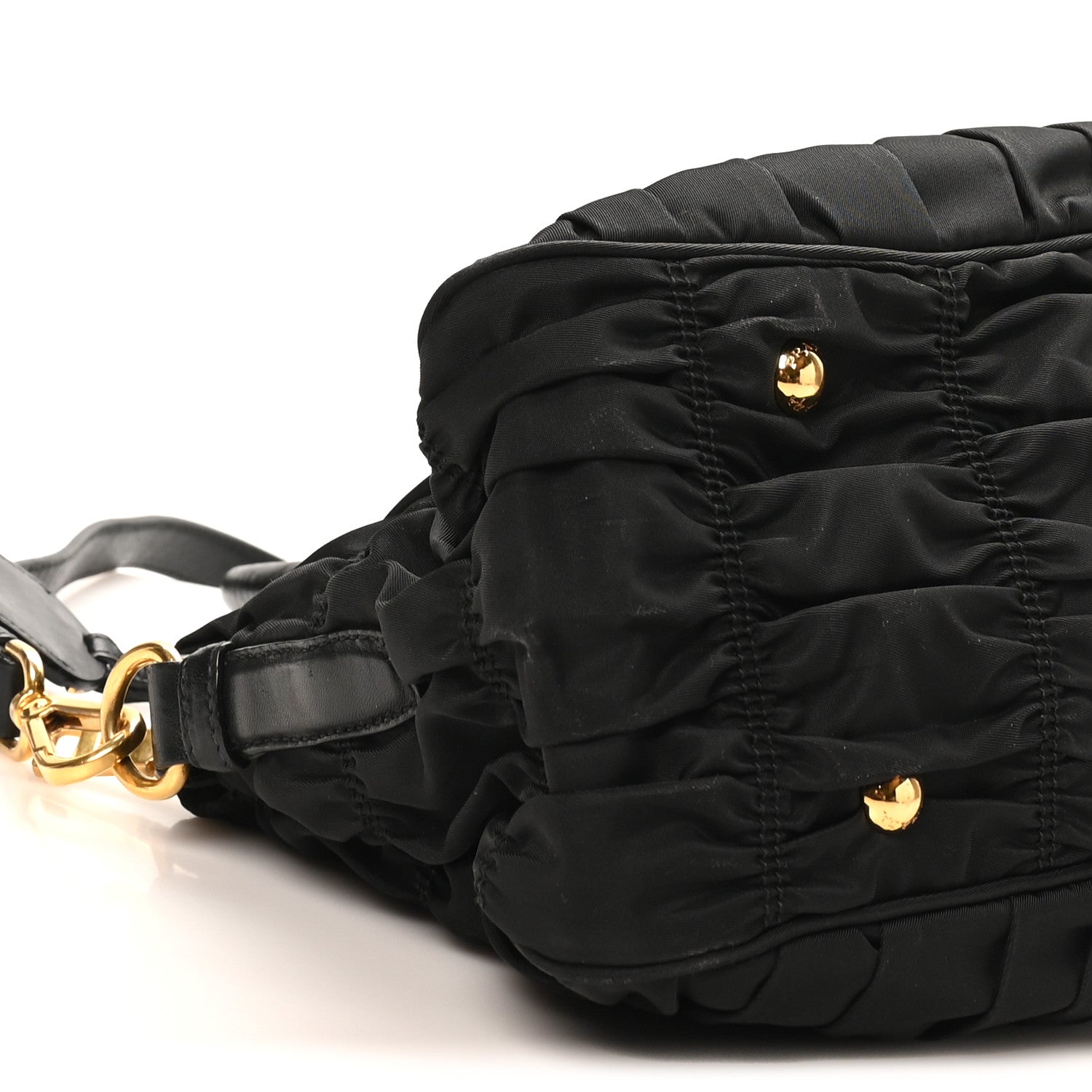 Prada Tessuto Nylon Gaufre Tote Black 8 of 9