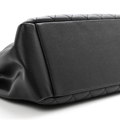 Chanel Caviar Quilted Grand Shopping Tote GST Black 9 of 10