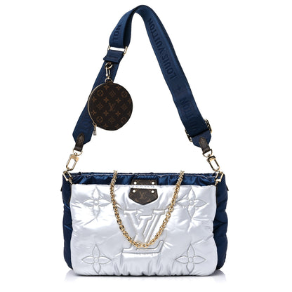 Louis Vuitton Econyl Monogram Pillow Maxi Multi Pochette Accessories Navy Silver 1 of 11