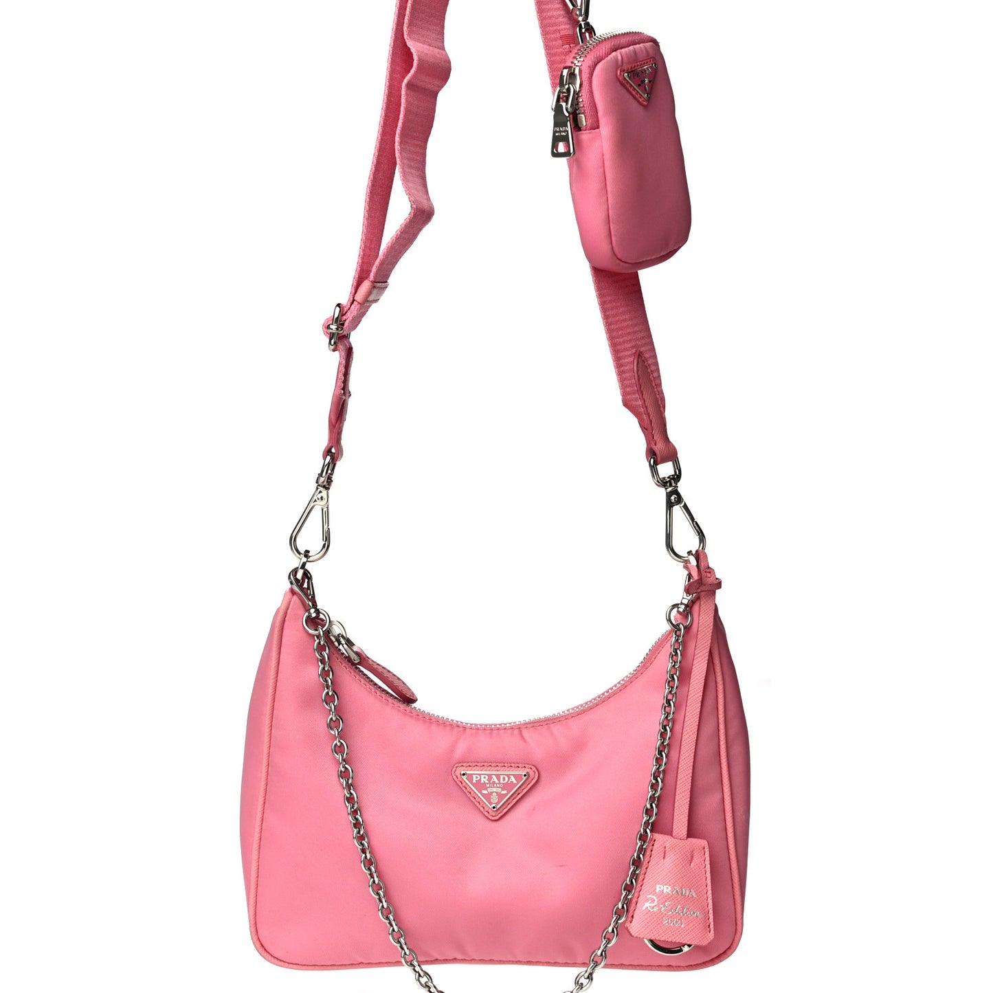 Nylon Re-Edition 2005 Shoulder Bag Begonia