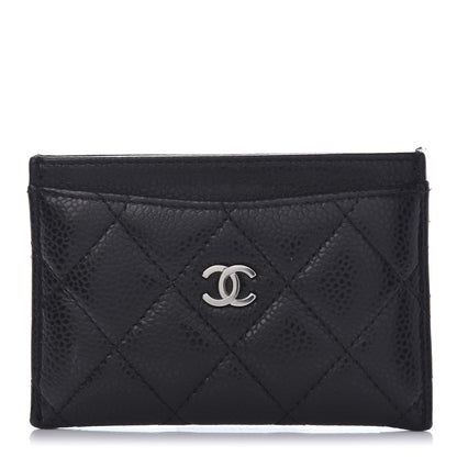 Chanel Caviar Quilted Card Holder Black 1 of 11