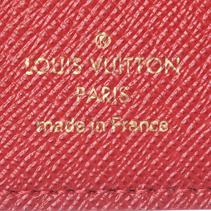 Louis Vuitton Damier Ebene Studded Victorine Wallet Cherry 6 of 7