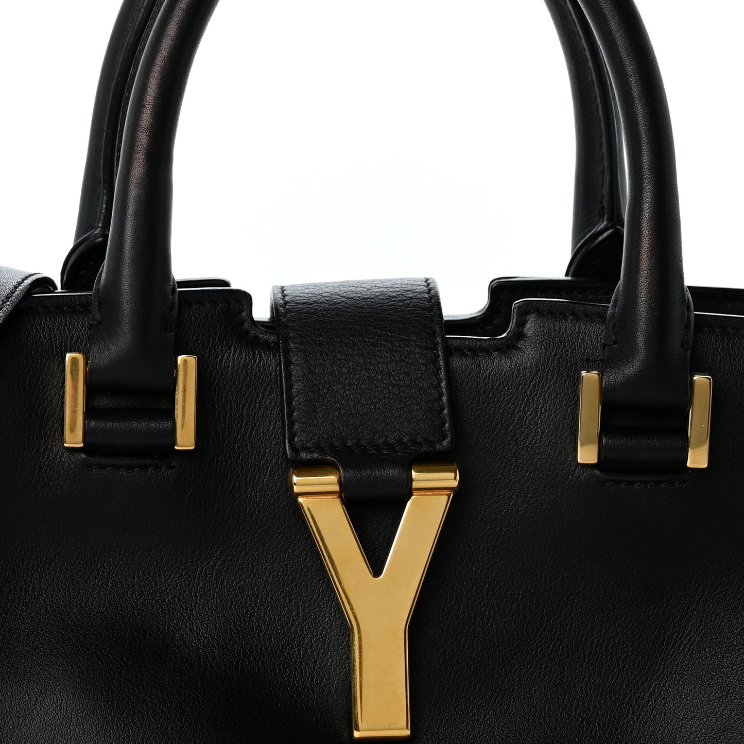 Calfskin Small Classic Y Cabas Black