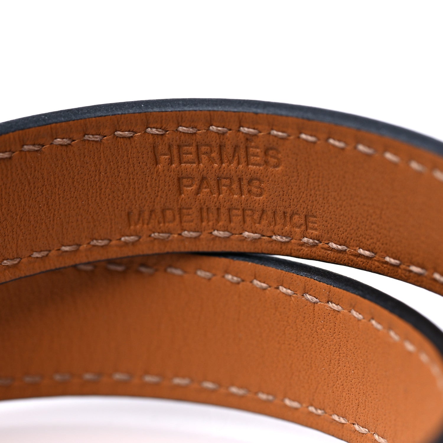 Hermes Swift Kelly Double Tour Bracelet T3 Bleu Saphir 4 of 5