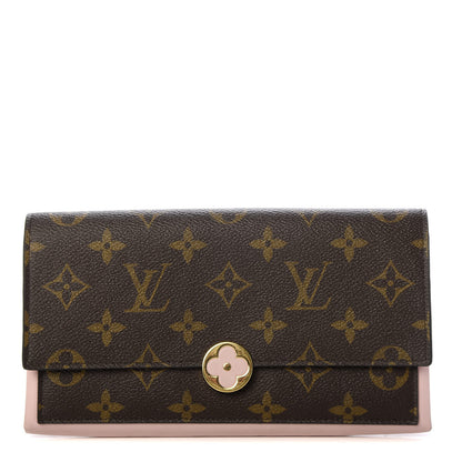 Louis Vuitton Monogram Flore Wallet Rose Ballerine 1 of 8