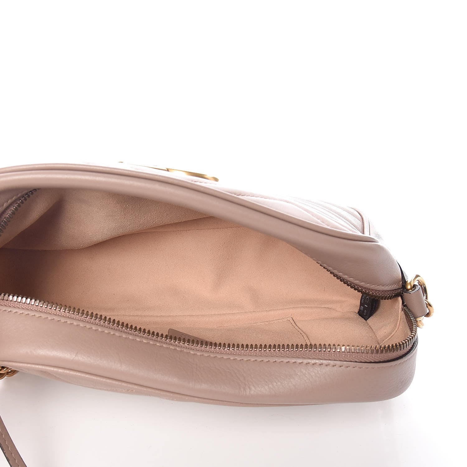 Gucci Calfskin Matelasse Small GG Marmont Chain Shoulder Bag Porcelain Rose 5 of 15