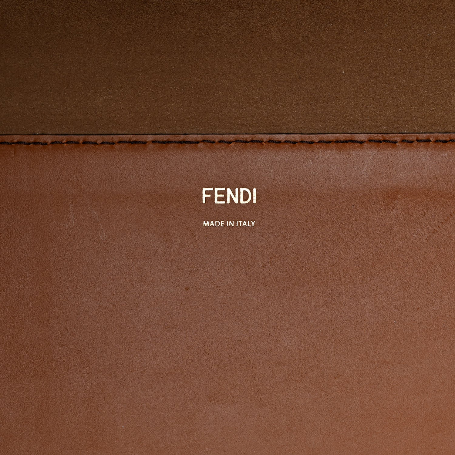 Fendi Vitello King Plexiglass Large Fendi Sunshine Shopper Tote Cuoio 6 of 14