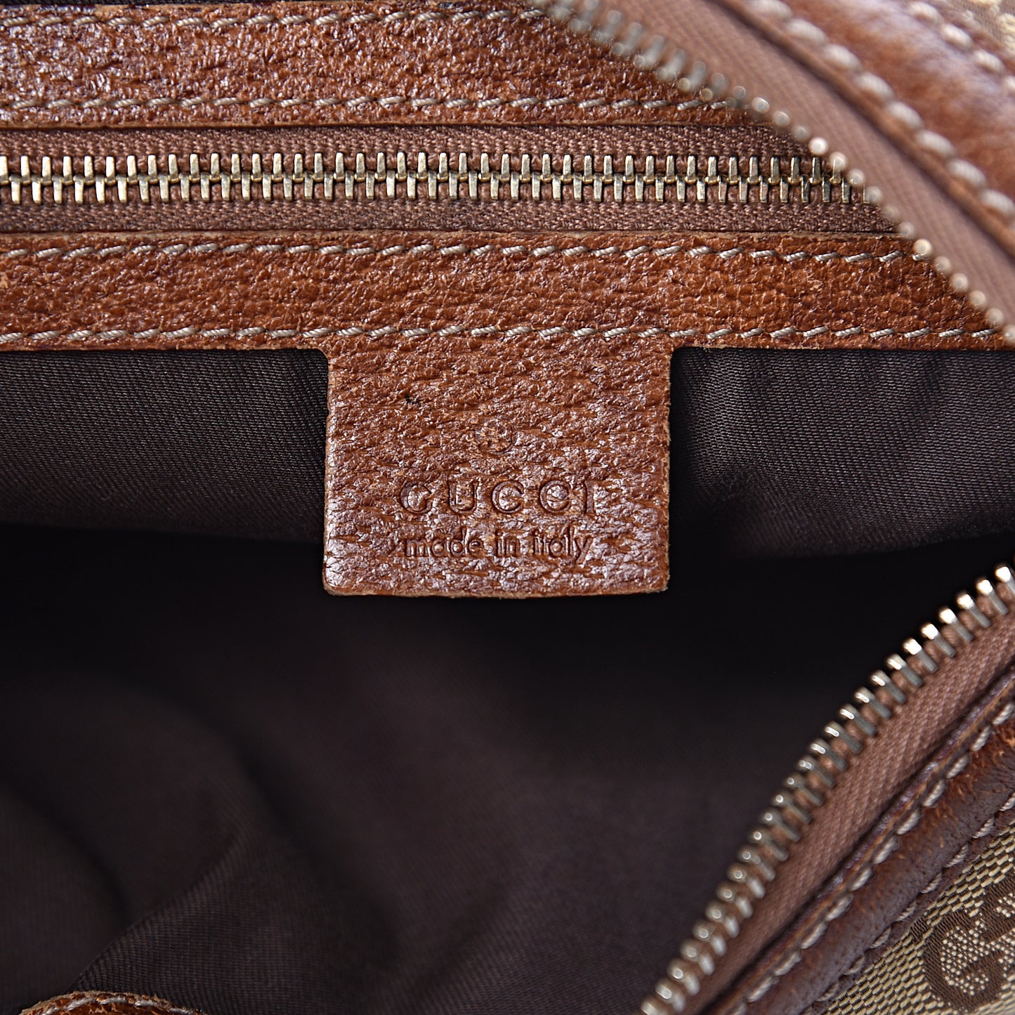 Monogram Bamboo Ring Hobo Brown