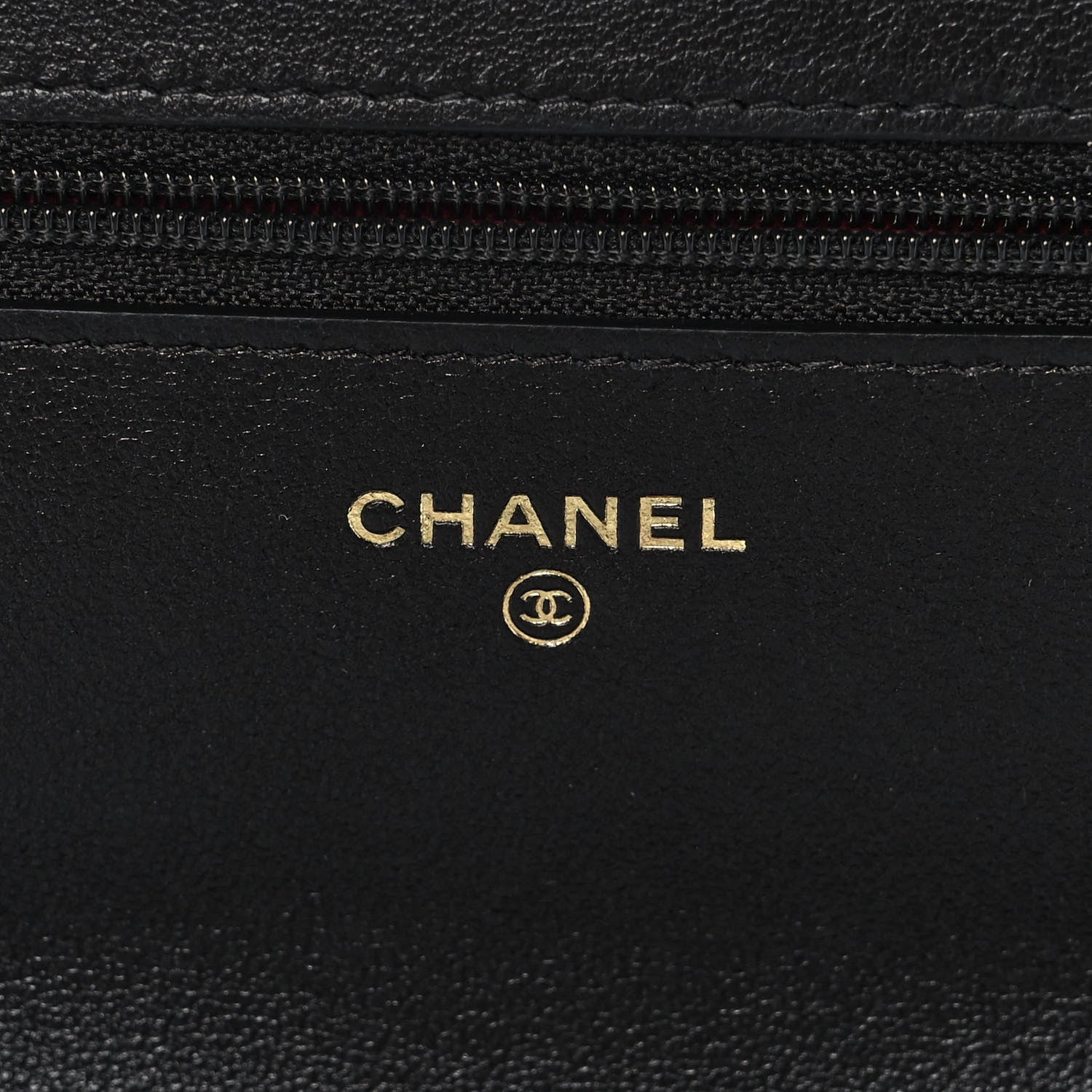 Chanel Lambskin Quilted Chanel 19 Wallet On Chain WOC Black 5 of 11
