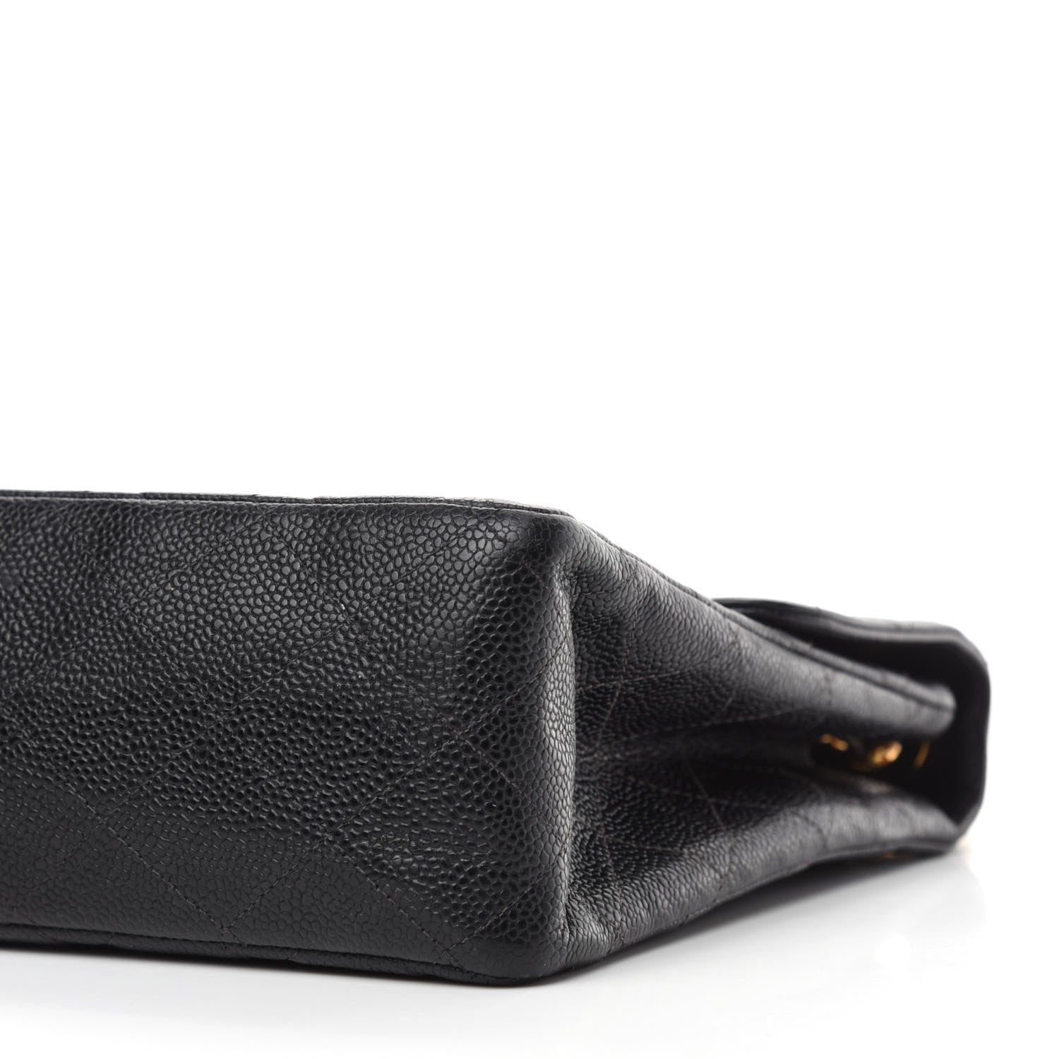 Chanel Caviar Quilted Jumbo Single Flap Black 7 of 10