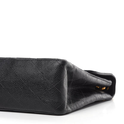 Chanel Caviar Quilted Jumbo Single Flap Black 7 of 10