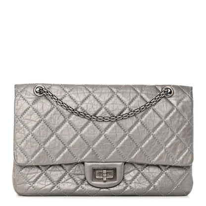 Chanel Metallic Aged Calfskin Quilted 2.55 Reissue 227 Flap Grey 1 of 17