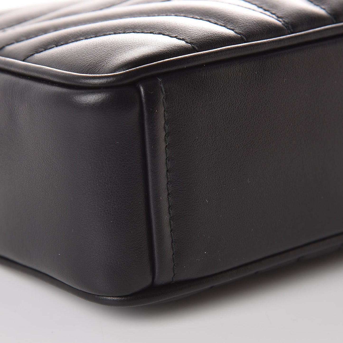 Soft Calfskin Diagramme Crossbody Bag Black