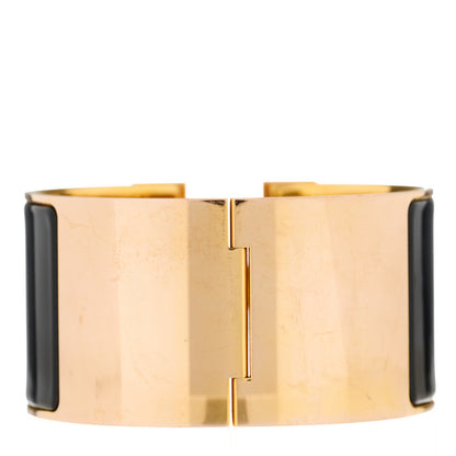 Hermes Enamel Extra Wide Clic Clac H Bracelet PM Black 2 of 4