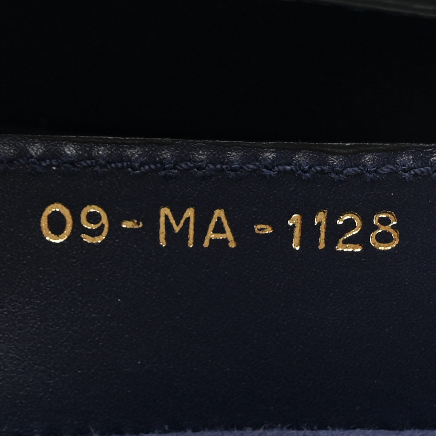 Christian Dior Calfskin Saddle Bag Navy 7 of 14