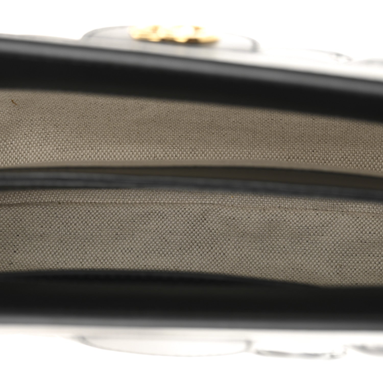 Gucci Calfskin GG Matelasse Small Slim Chain Shoulder Bag Black Natural 5 of 10