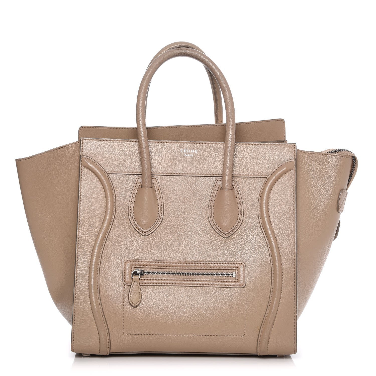 Celine Goatskin Mini Luggage Sand 1 of 15
