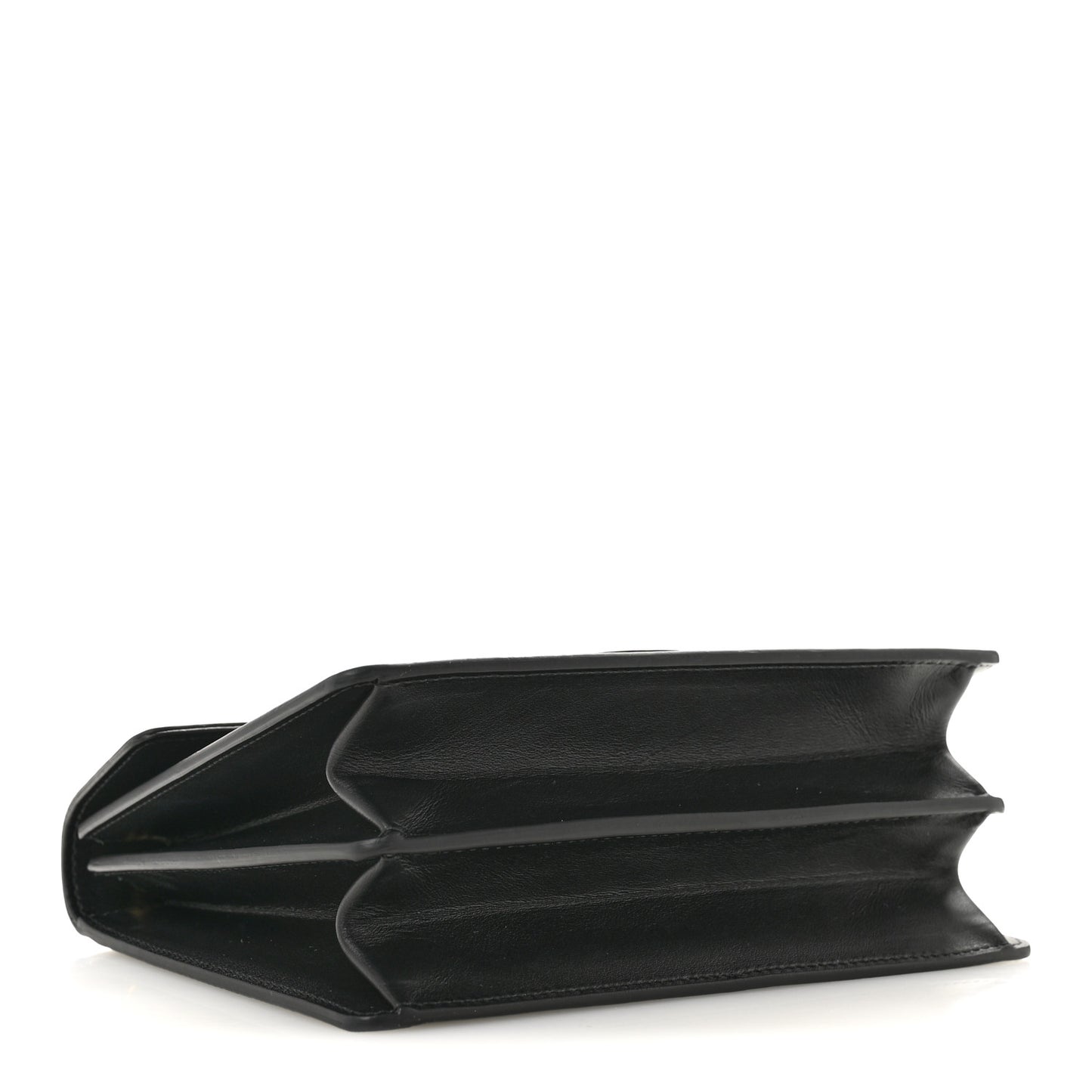 Calfskin Thalia Flap Shoulder Bag Black