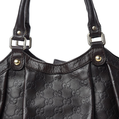 Gucci Guccissima Medium Sukey Tote Chocolate 14 of 14