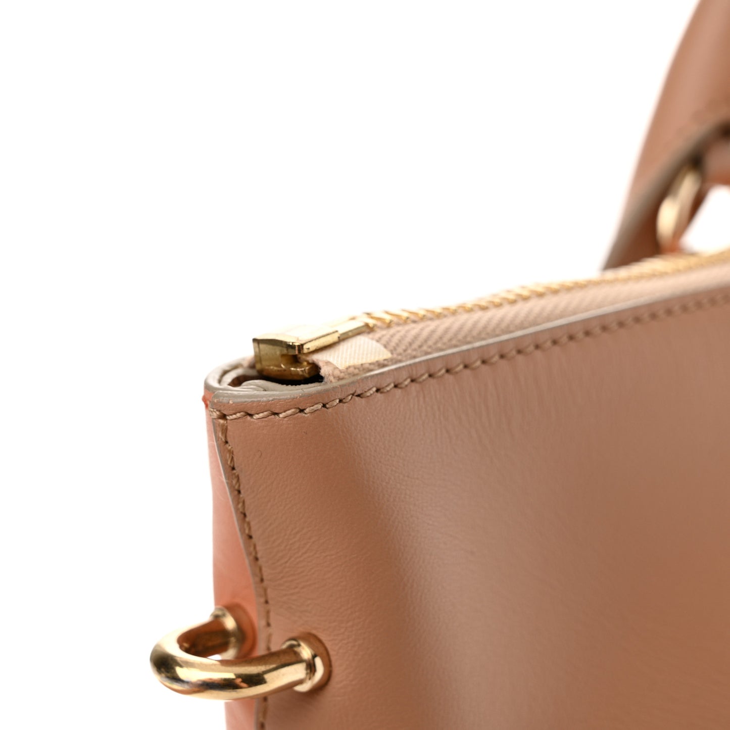 Smooth Calfskin Medium Baylee Tote Wet Sand Coral Reef