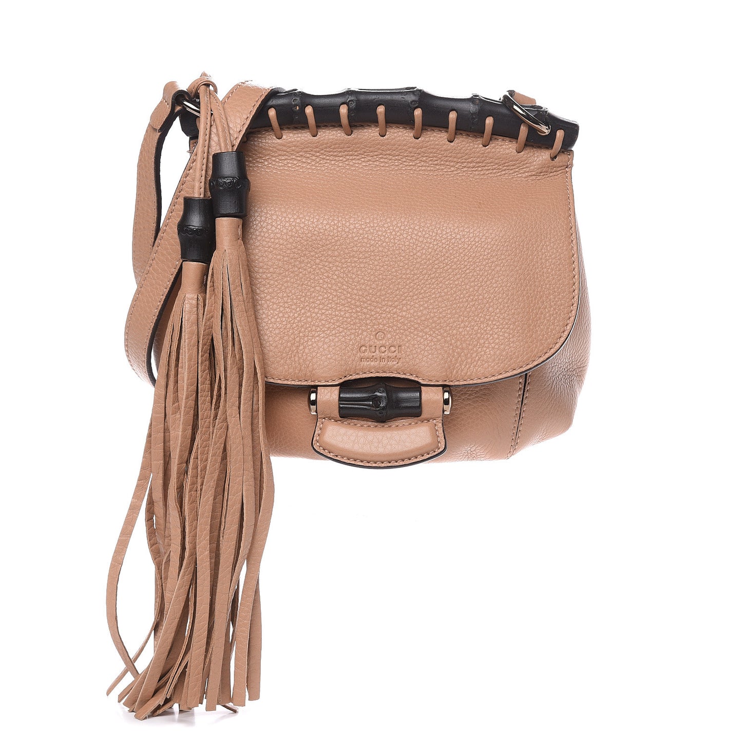 Calfskin Small Nouveau Shoulder Bag Camelia