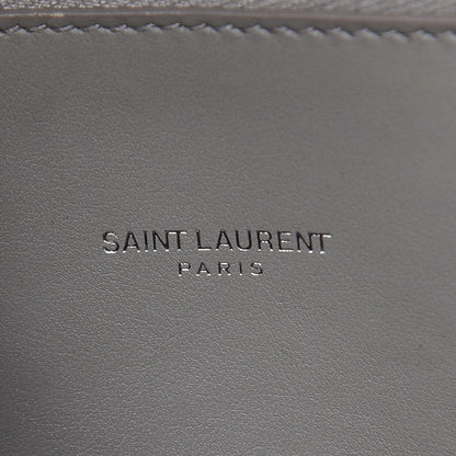 Saint Laurent Grained Calfskin Topstich Baby Sac De Jour Fog 7 of 15