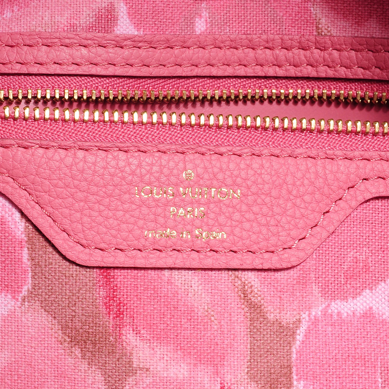 Louis Vuitton Monogram Articles de Voyage Ikat Neverfull MM Rose Velours 6 of 7