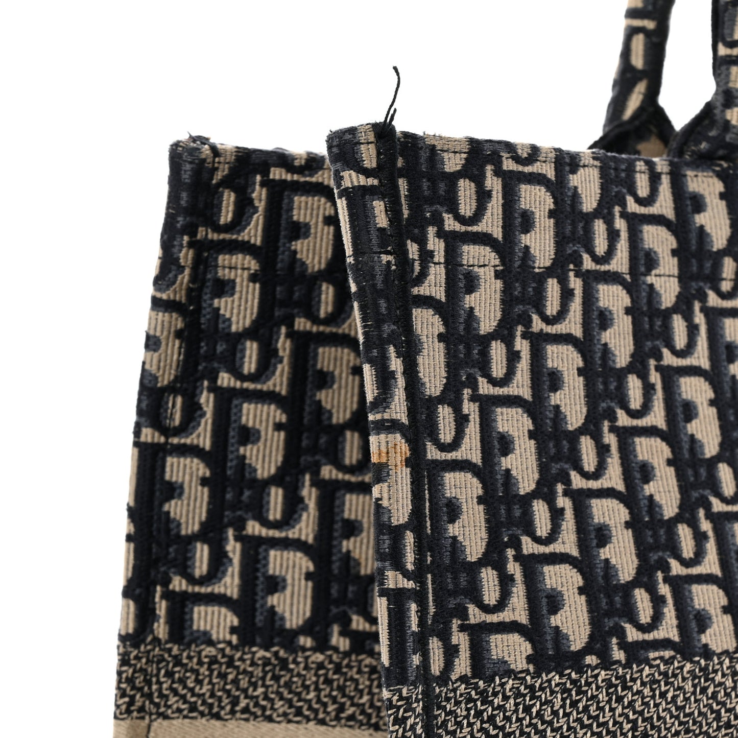 Oblique Large Book Tote Blue Multicolor