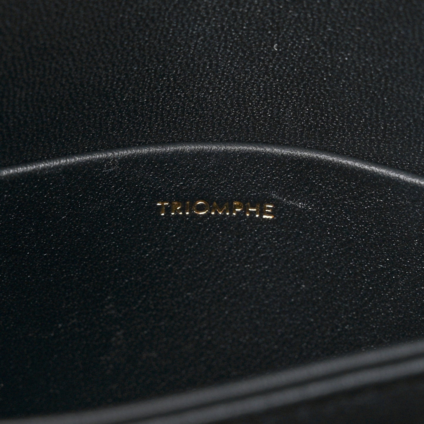 Shiny Calfskin Teen Triomphe Black