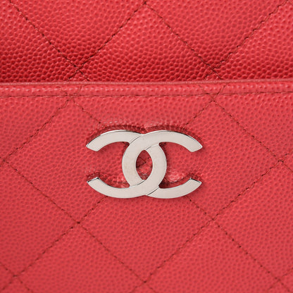 Chanel Caviar Quilted Camera Case Dark Pink 8 of 11