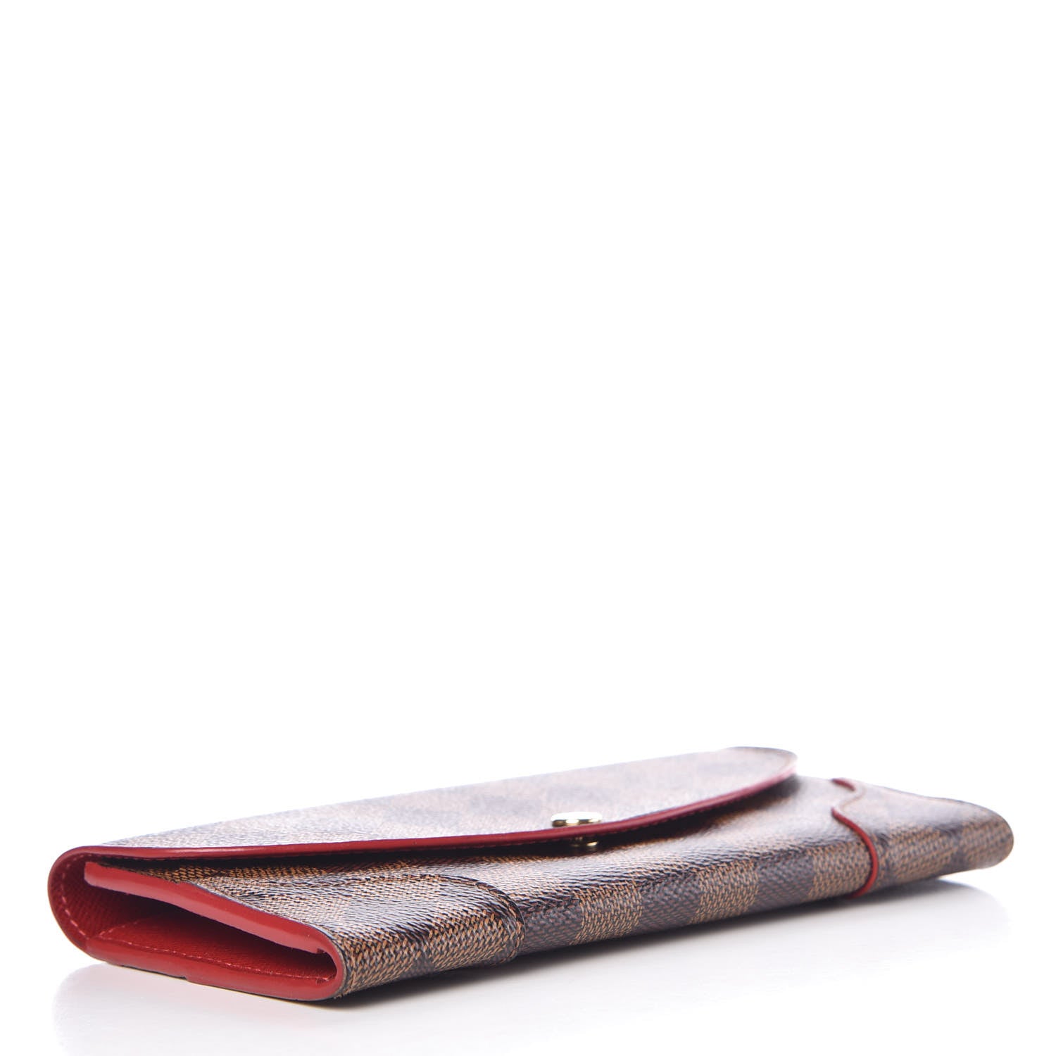 Louis Vuitton Damier Ebene Caissa Wallet Cherry 4 of 11