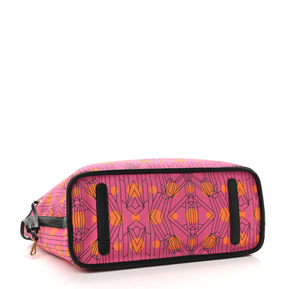 MCM Visetos Medium Reversible Liz Shopper Tote Pink 8 of 20