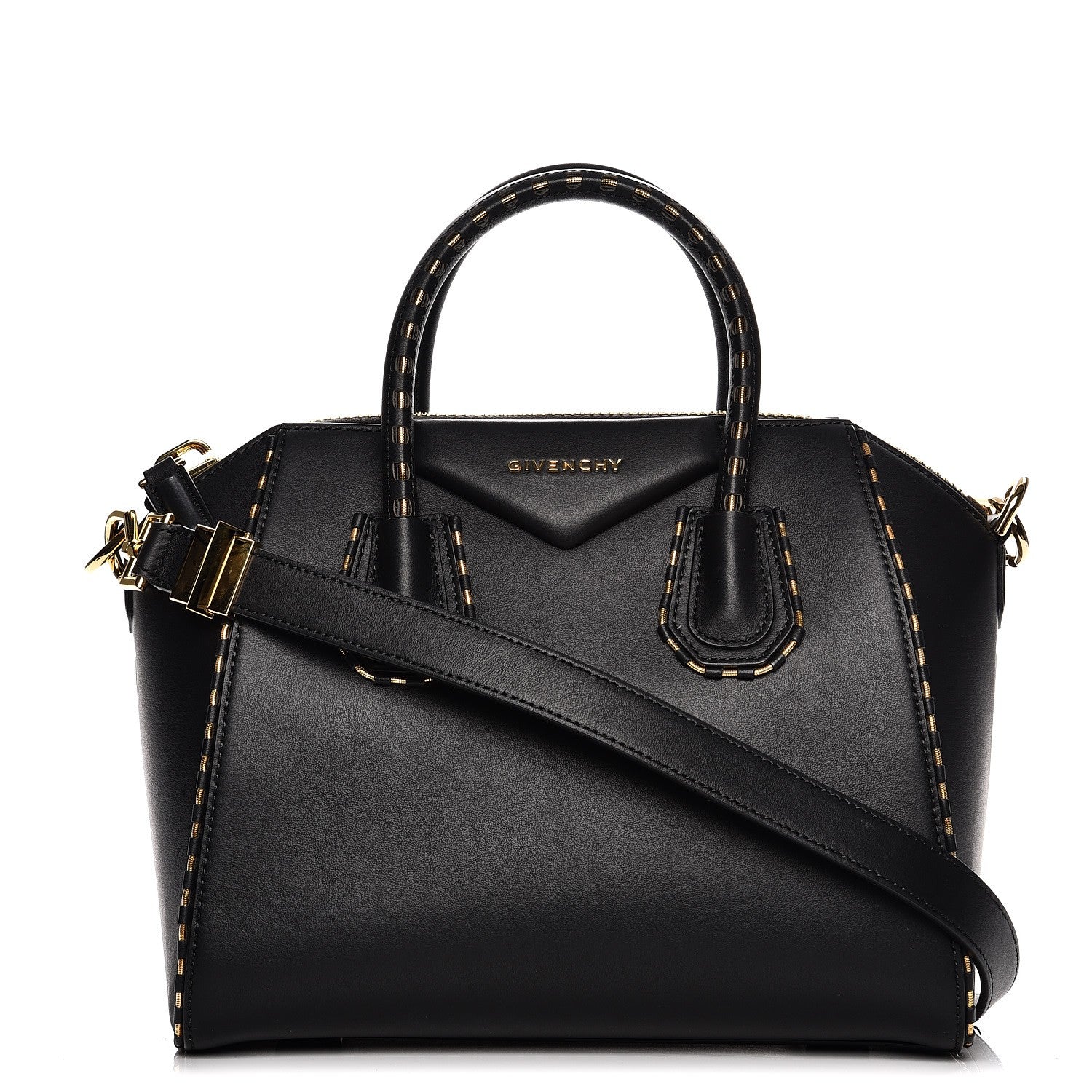 Givenchy Calfskin Chain Detail Small Antigona Black 1 of 12