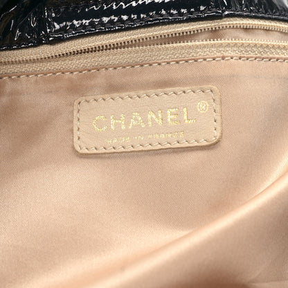 Chanel Vinyl XL Rock and Chain Flap Black 5 of 8
