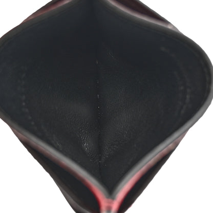 Alexander McQueen Calfskin Skull Card Holder Scarlet Red 5 of 8