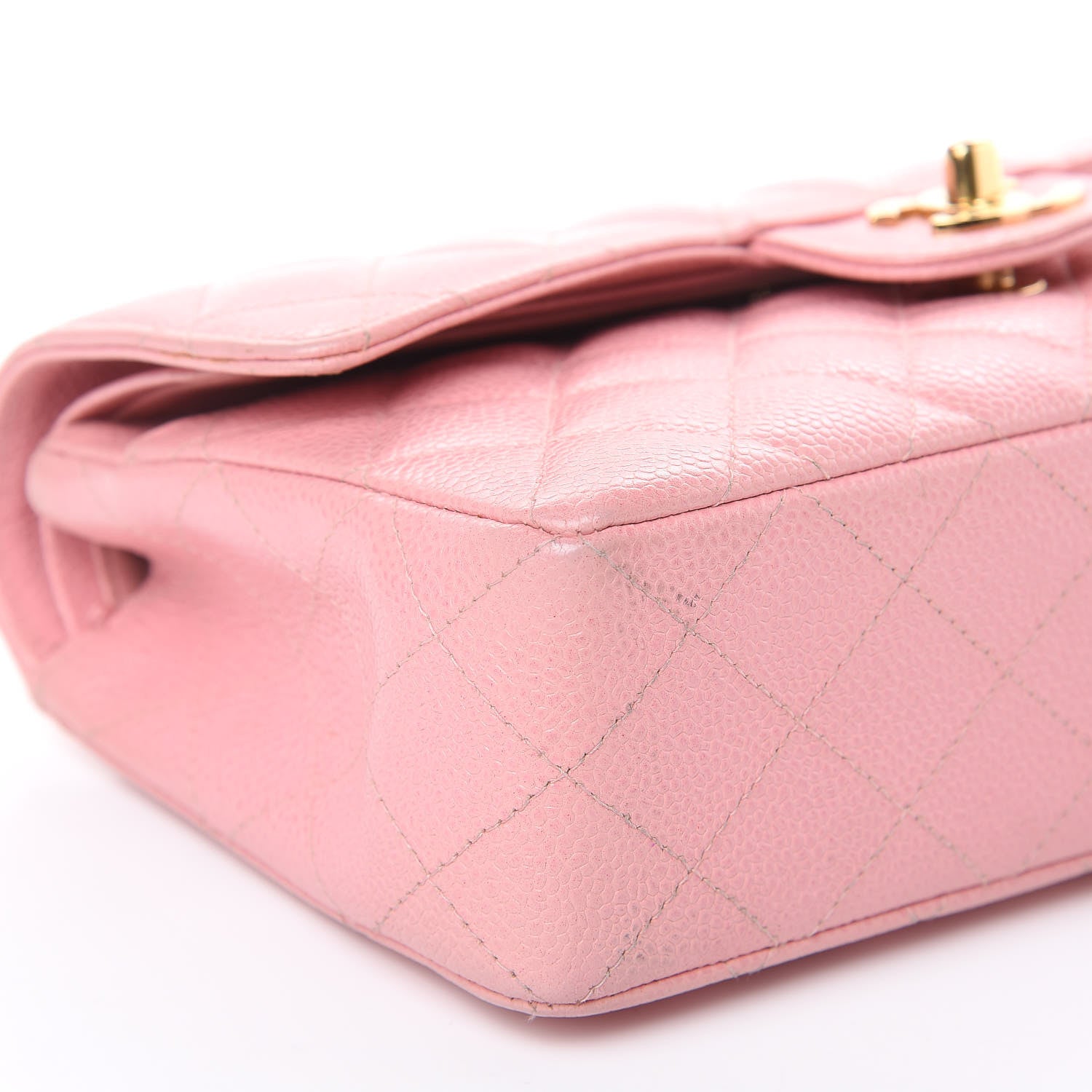 Chanel Caviar Quilted Small Double Flap Pink 8 of 19