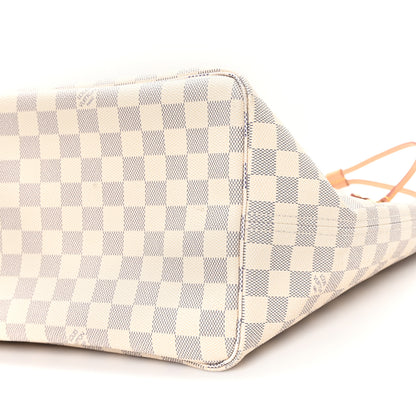 Louis Vuitton Damier Azur Neo Neverfull GM Rose Ballerine 9 of 11