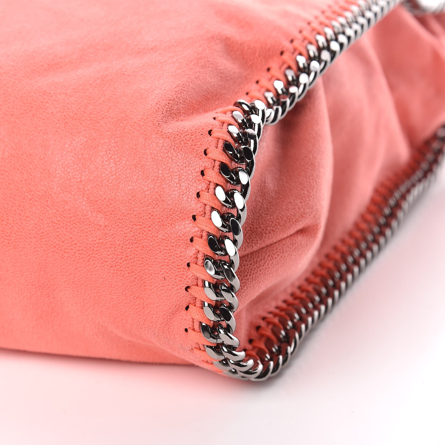 Stella McCartney Shaggy Deer Big Falabella Tote Coral 7 of 12