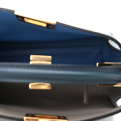 Fendi Vitello Tahiti Nappa Medium Peekaboo Iconic Essentially Satchel Notturno Grigio Polvere Nebula 6 of 7