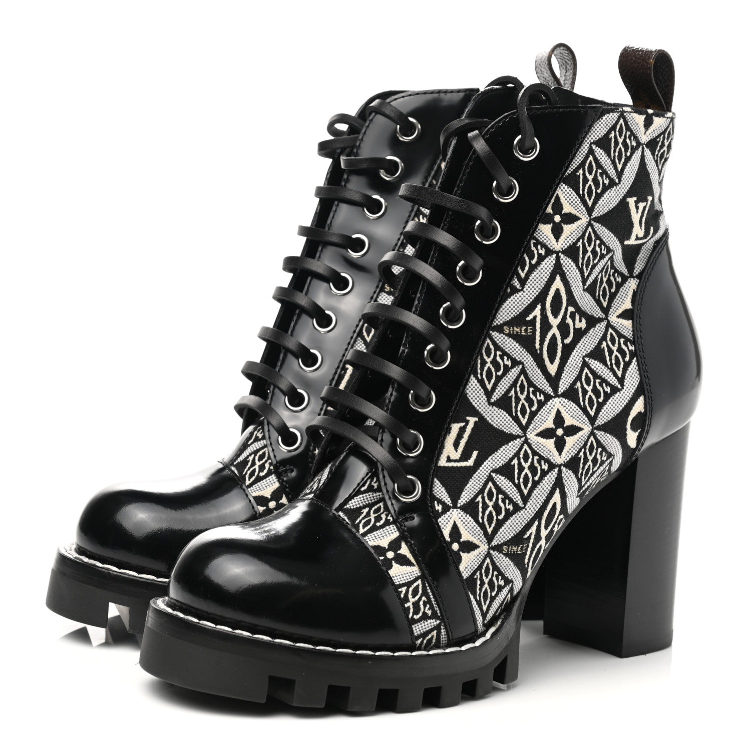 Louis Vuitton Since 1854 Star Trail Ankle Boots 37 Blue 3 of 8