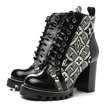 Louis Vuitton Since 1854 Star Trail Ankle Boots 37 Blue 3 of 8