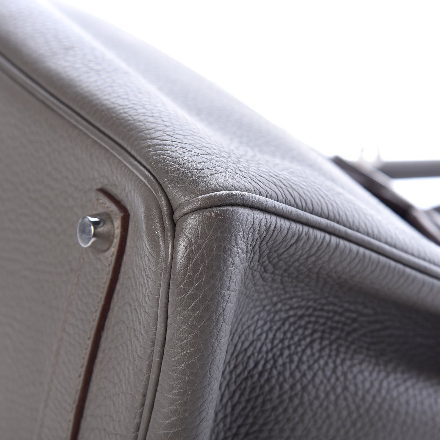 Taurillon Clemence Birkin 35 Taupe