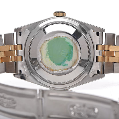 Rolex Stainless Steel 18K Yellow Gold 36mm Oyster Perpetual Datejust Watch Champagne 16203 6 of 8