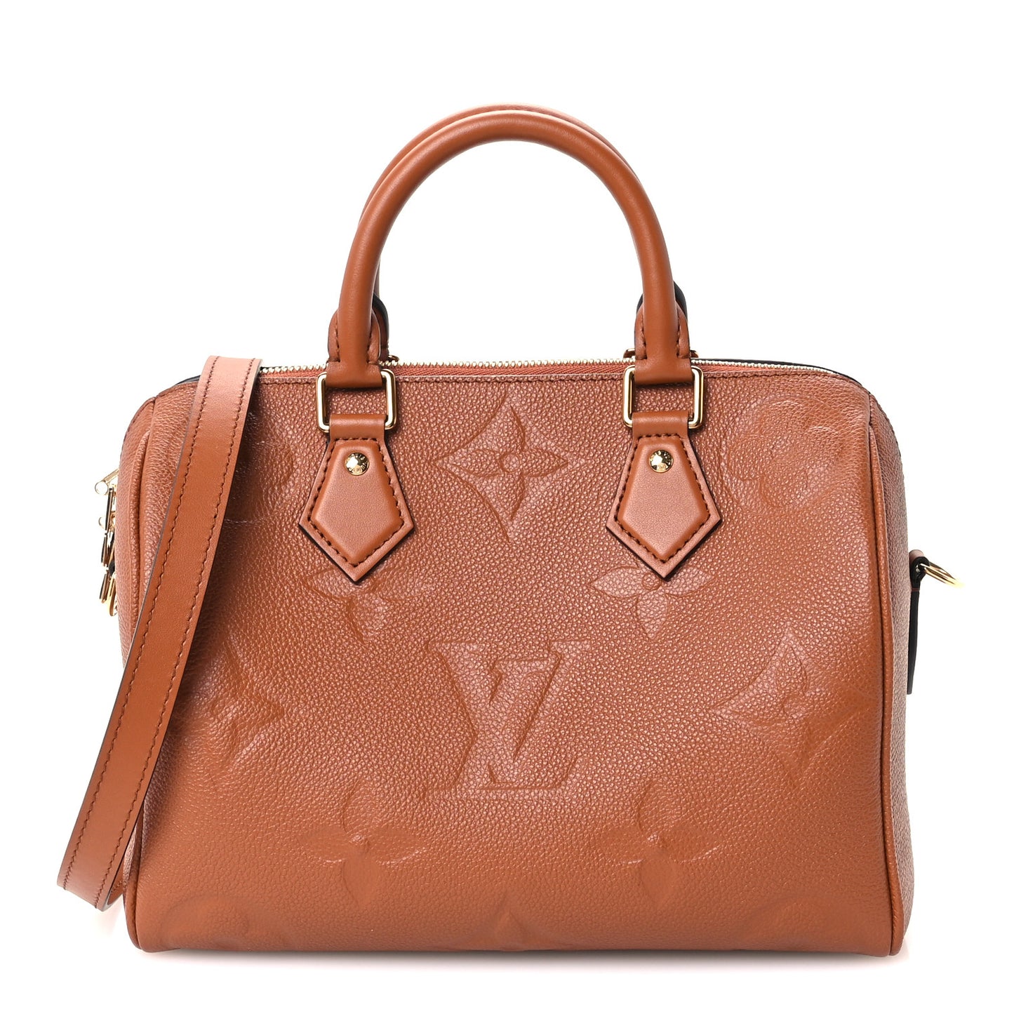 Empreinte Monogram Giant Speedy Bandouliere 25 Cognac